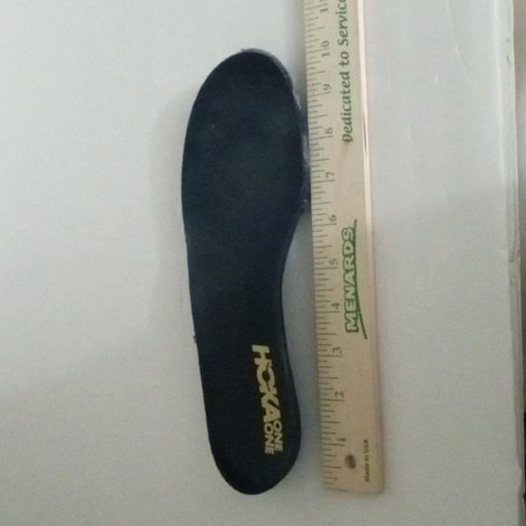 Hoka Stinson One One ATR 5 Running Shoes size 8.5 Navy Turquoise Aqua Preowned - Picture 15 of 16